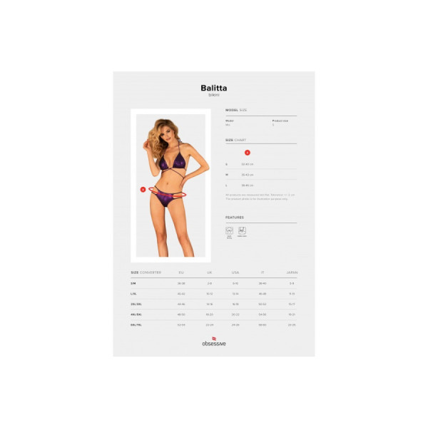 Maillot de bain 2 pcs Balitta - Violet